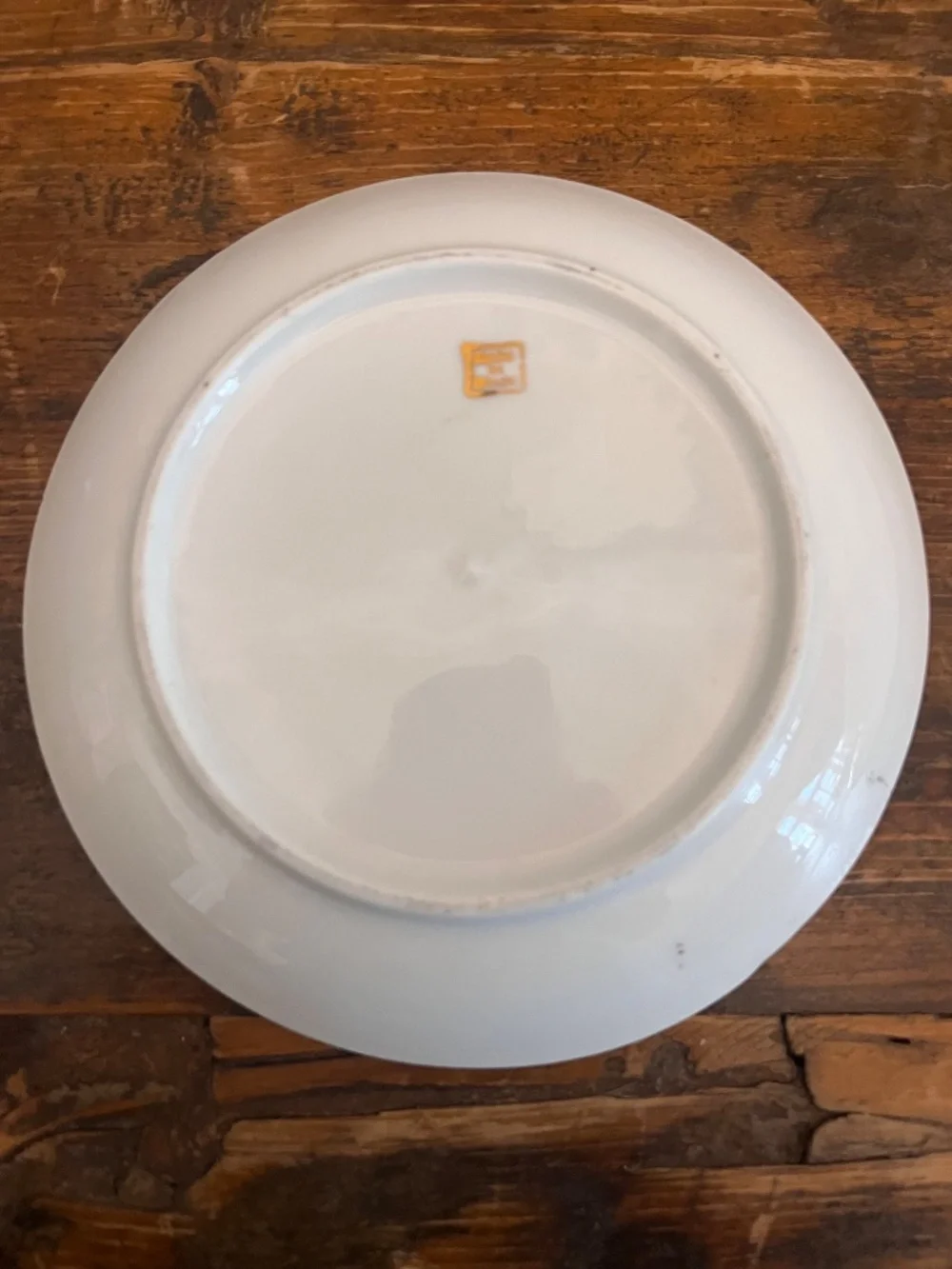 Vintage Made in Spain Chinoiserie Porcelain Cabinet Plates